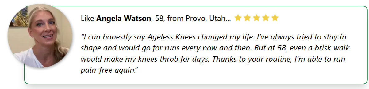 Ageless Knees customer reviews