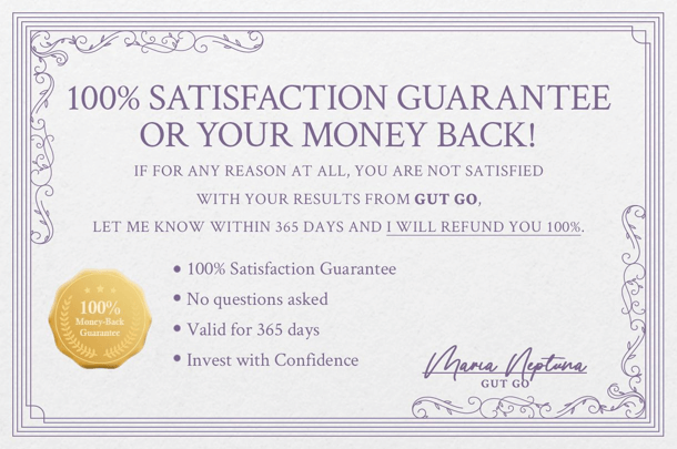 Money Back Guarantee